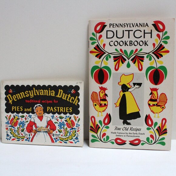 2 Small Pennsylvania Dutch Cookbooks - Read Description - Picture 1 of 13